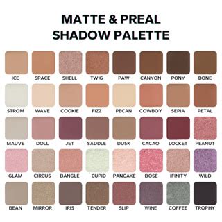 Beauty Glazed Neutral Vibes Matte 40 Colors Highlight Shimmer Eye