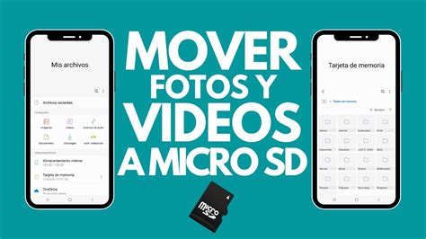 Cómo pasar fotos y vídeos de la memoria interna a la tarjeta SD