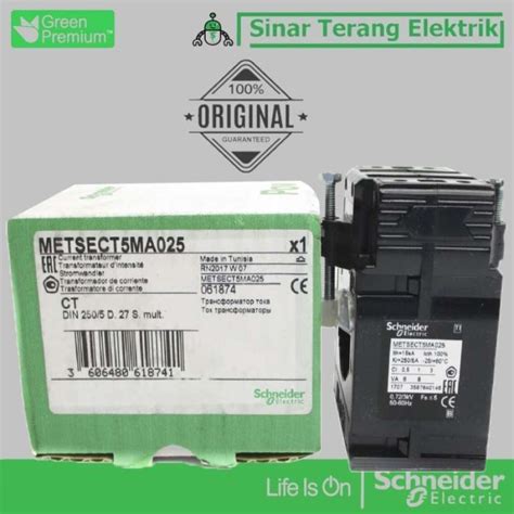 Promo Schneider Electric Current Transformer Ct 250 5a Metsect5ma025