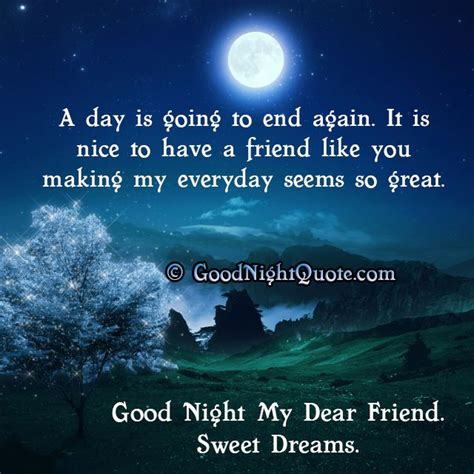 Good Night Quotes For Friends Shortquotes Cc