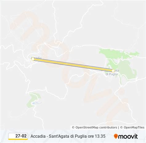 Route Schedules Stops Maps Accadia Viale Roma Sant