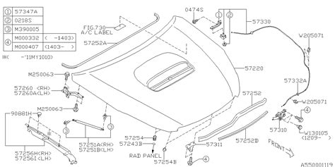 Subaru Outback Flat L L Bean Wagon Hood Seal Seal Grille Seal Grl