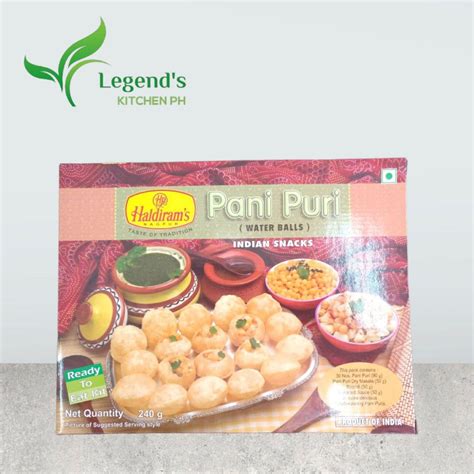 HALDIRAM S Pani Puri Kit 240g Ready To Eat Indian Snack Shopee