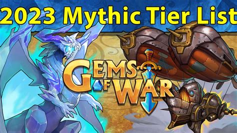 Gems Of War Mythic Tier List All Mythics Ranked And