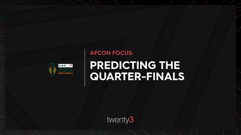 Africa Cup of Nations focus: Predicting the quarter-finals