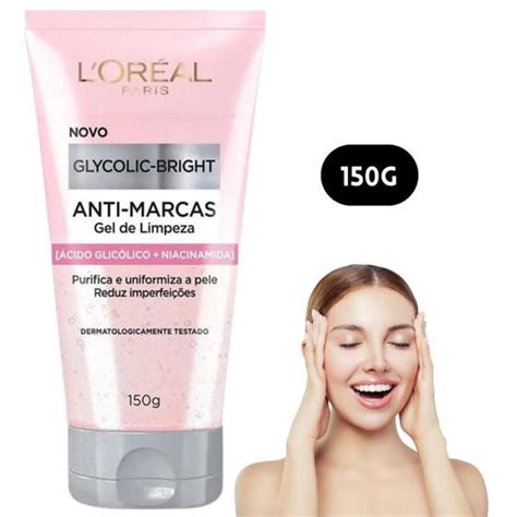 Loreal Paris Novo Gel De Limpeza Glycolic Bright Anti Marcas Purifica