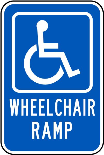 Wheelchair Ramp Sign Get 10 Off Now