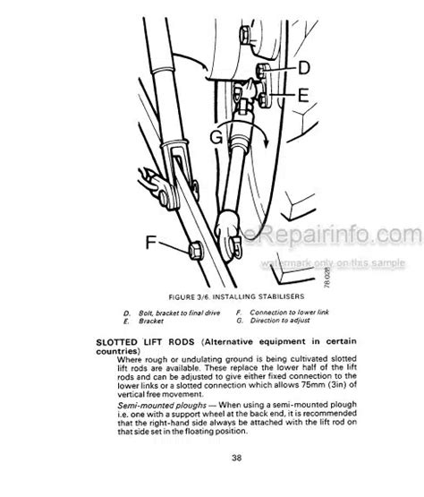 David Brown 885 885N Operators Manual Tractor