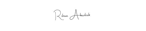 88 Riham Aboudiab Name Signature Style Ideas Unique E Sign