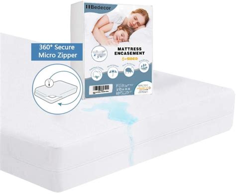 Bedecor Housse De Matelas Lastique Avec Fermeture Clair