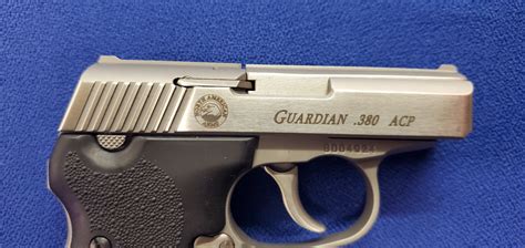 North American Arms Guardian 380 Acp Brushed Stainless Finish Comes W 3 Factory Mags Double