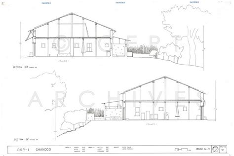 Chanod Houses Pardi Gujarat Architecture Drawing Faculty Of