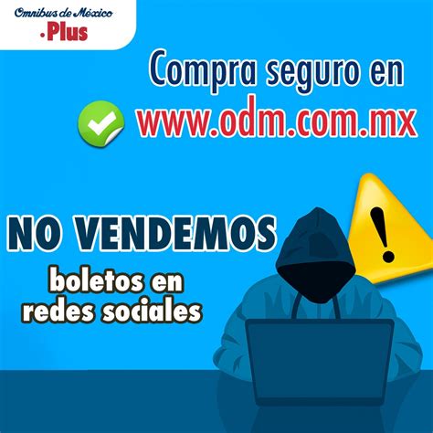 Omnibus de México on Twitter Recuerda que no vendemos boletos en