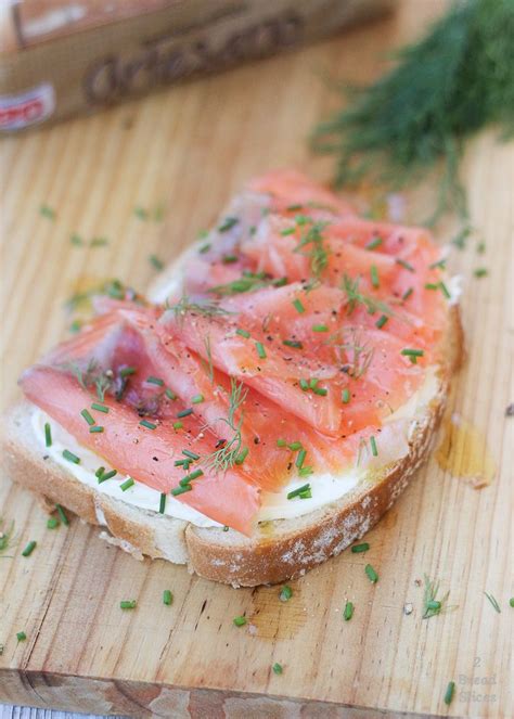 Receta De Open Sandwich De Salm N Y Mascarpone Bread Slices