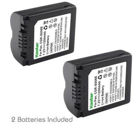 2x Kastar Battery For Panasonic Lumix Cga S006 Dmc Fz7 Dmc Fz8 Ebay