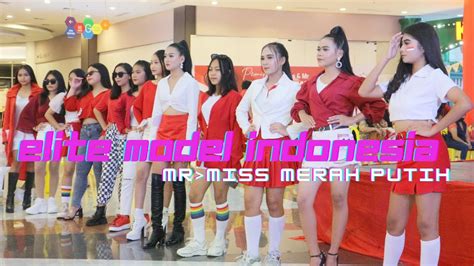 Fashion Show Mr Mrs Trend Merah Putih Elite Model Indonesia