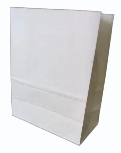 White Virgin Kraft Paper Bag For Grocery Capacity Kg At Rs In