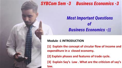 Most Important Questions Of Business Economics 3 Module 1 Sybcom