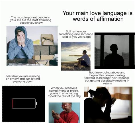 Your Main Love Language Is Words Of Affirmation Starter Pack R Starterpacks Starter Packs