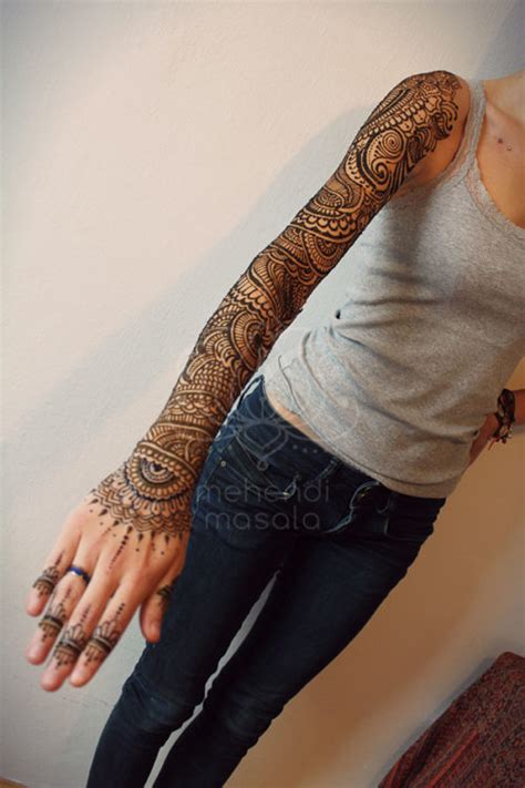 mehendi wzory inspiracje henna tatuaże z henny wzory rękaw wzory