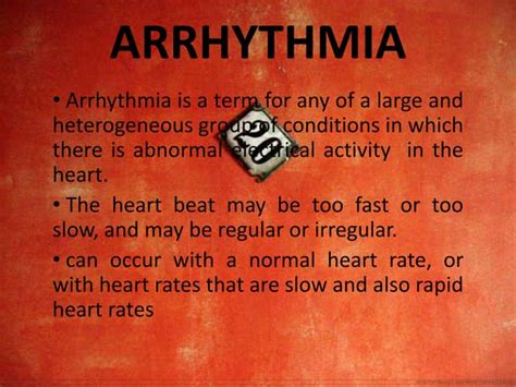 Arrhythmia Causes Symptoms And Treatment