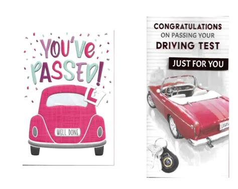 YOU VE PASSED YOUR Driving Test Congratulations Card Female Or Male