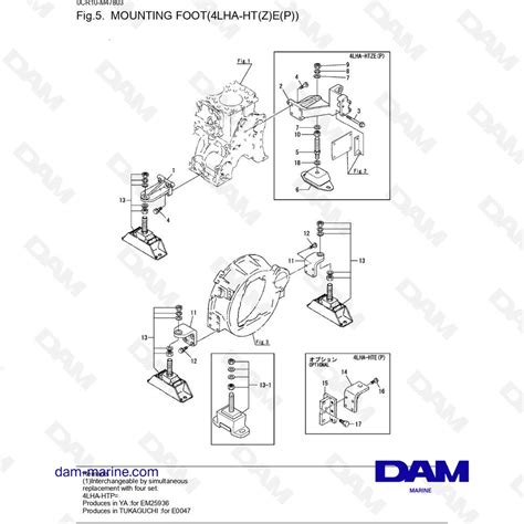 Parts And Exploded Views For Yanmar 4lha Dte Engine