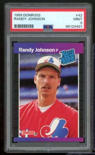 Randy Johnson Rookie Card Donruss Psa Ebay