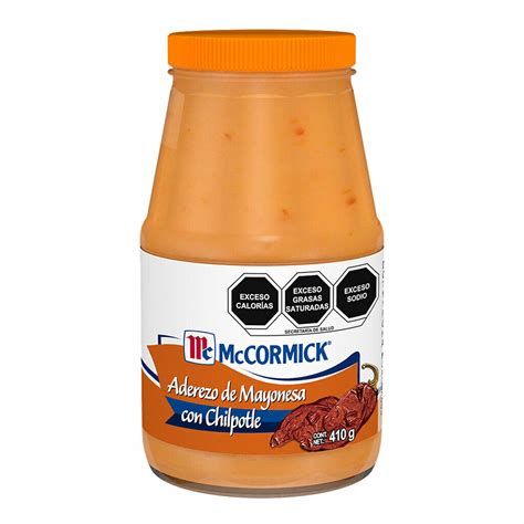 Aderezo De Mayonesa McCormick Con Chilpotle 410 G Soriana