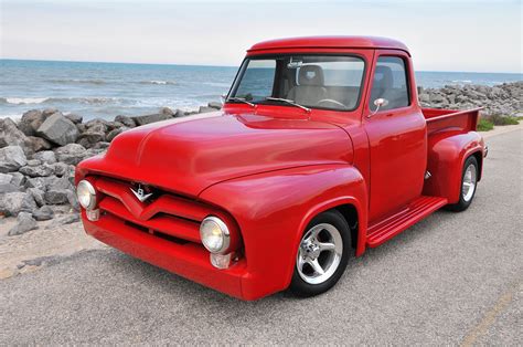 1955, Ford, F 100, Pickup, Cars, Classic, Modified Wallpapers HD ...