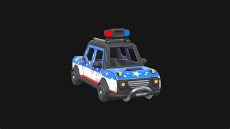 Cop Car 3d Model By Sikna 8a15140 Sketchfab