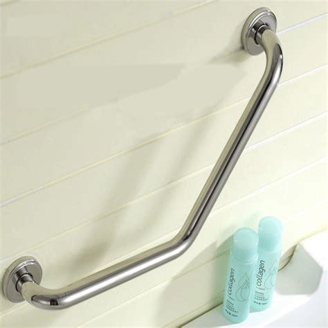 New Bathtub Arm Handle Grip Bath Shower Tub Grab Bar Stainless Steel ...