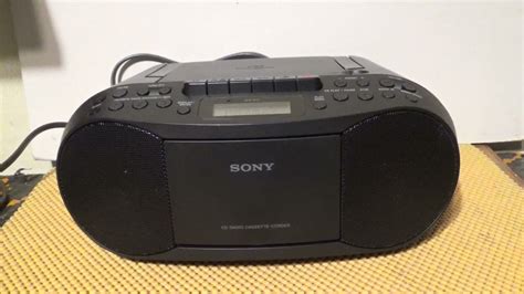 Radiograbadora Sony Cassette MP3 Radio CFD S70 01 YouTube