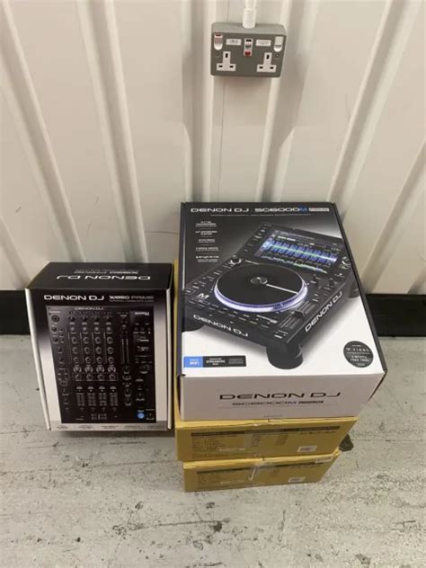 2 X Denon Dj Sc6000m And X1850 Mixer Prime Digital Media Players Cdj 3000