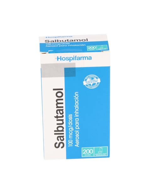 SALBUTAMOL 200 DOSIS AEROSOL PARA INHALACION BUCAL HOSPIFARMA