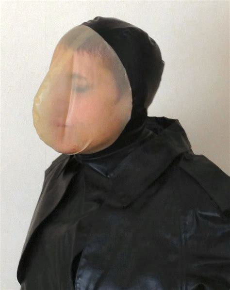 Dee Black Rubber Trench Coat Rebreathing Hood Flickr