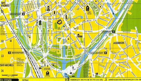 Bruges Belgium Map