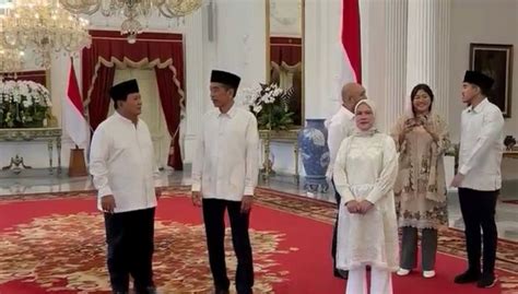 Prabowo Temui Jokowi Di Istana H Lebaran Bahas Apa