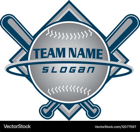 Baseball team logo Royalty Free Vector Image - VectorStock