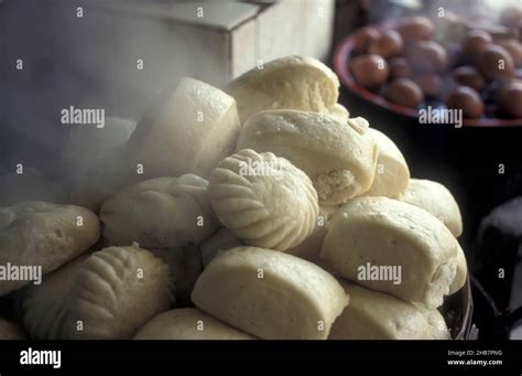 Chinese Bread Mantou At A Muslim Restaurants At The Muslim Quarter In