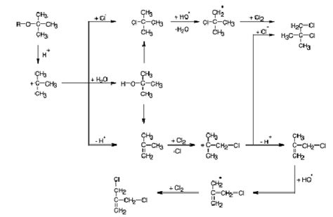 Reactions path of tert -butyl ethers | Download Scientific Diagram