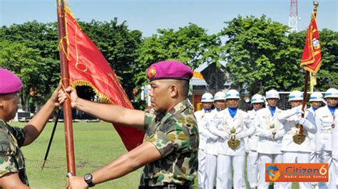 Komandan Pasmar Pimpin Sertijab Danyonmarhanlan Foto Liputan