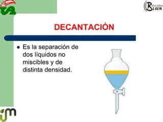 Separaci N De Mezclas Fisicas Ppt