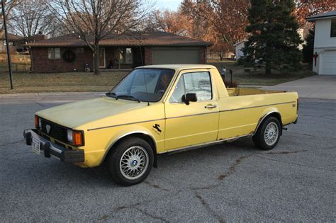 1981 Vw Volkswagen Mk1 Rabbit LX Diesel Pickup Caddy Truck 1.6l 5 speed ...