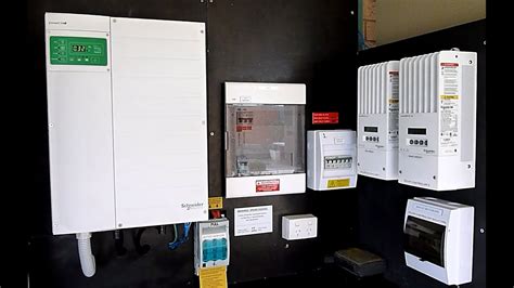 Hybrid Solar System Review Schneider Conext XW DC Coupled YouTube