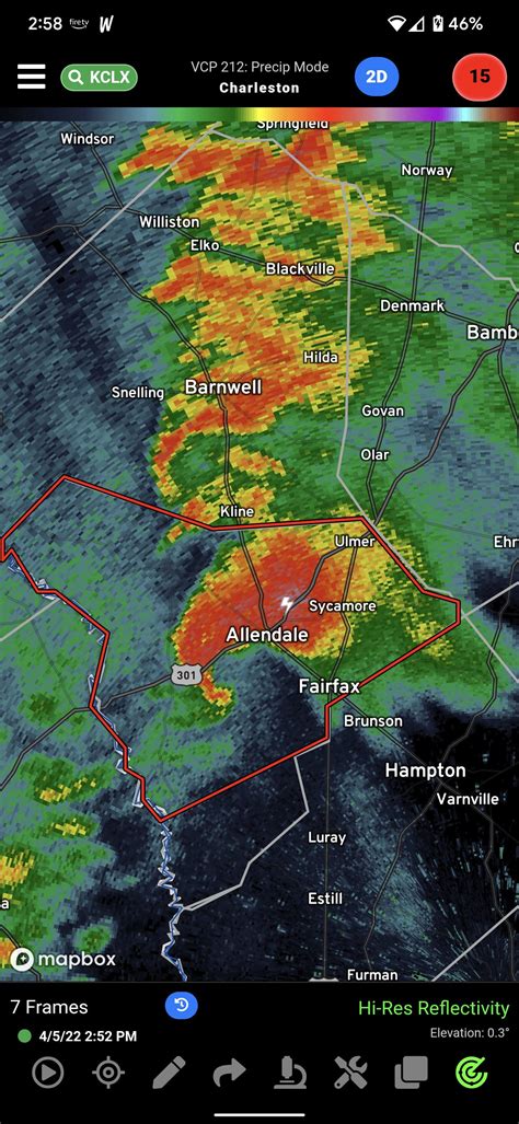 Radarscope Logo Seen In Allendale Sc Tornado Emergency Weather