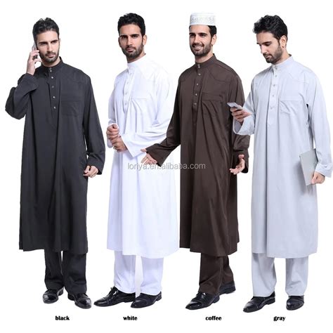 Abaya Pour Homme Musulmanvêtements Islamiquesnouveau Design Pour