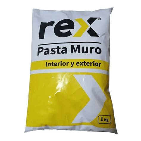 Pasta Muro Interior Exterior Bolsa 1kg Rex