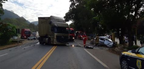 Homem Fica Gravemente Ferido Em Acidente Na Br Em Para Ba Do Sul