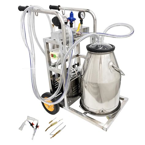 Intbuying Electric Milker Cow Goat Milking Machine L Stainless